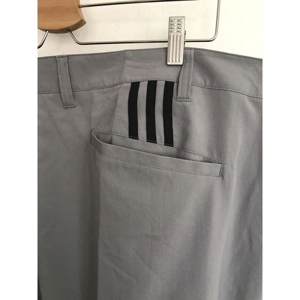 Adidas Performance Golf Shorts Mens Size 50 Moisture Wicking Gray NEW